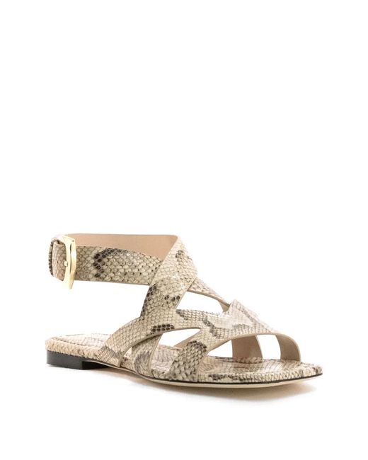 Stuart Weitzman Natural Sai Sandals