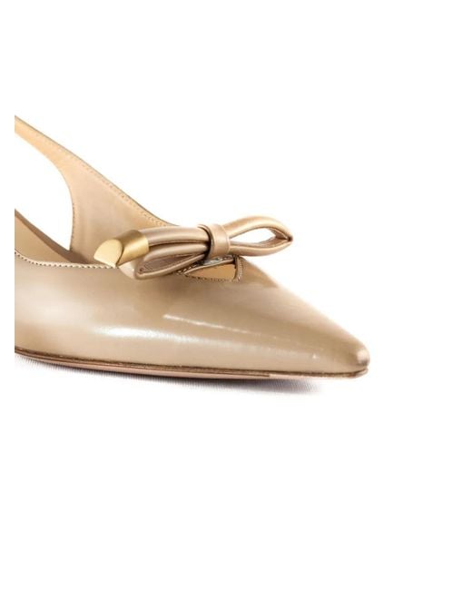 Roberto Festa Natural Senyal Slingback Heeled Pumps