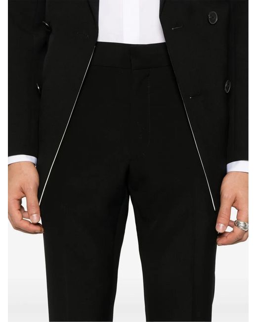 Givenchy Black Wool Tailored Trousers for men