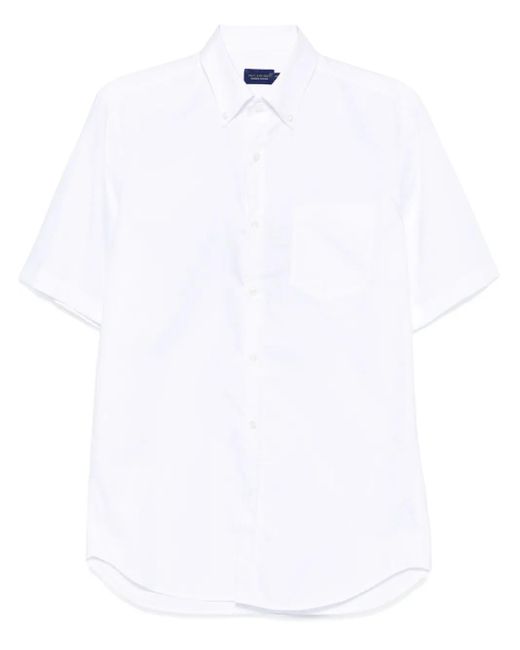 メンズ Paul & Shark コットン シャツ White