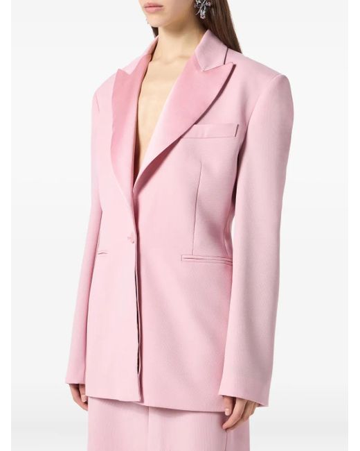 Blumarine Pink Einreihiges Sakko