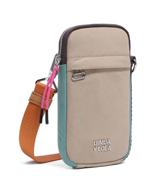 Bimba Y Lola Gray Zip-Fastening Cross Body Bag