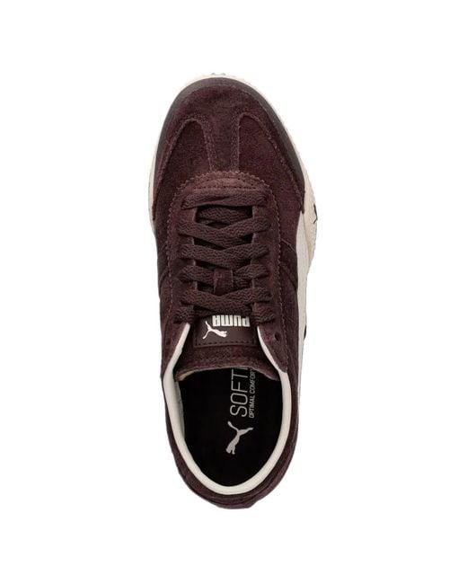 PUMA Brown Bella Sneakers Mit Logo-Patch