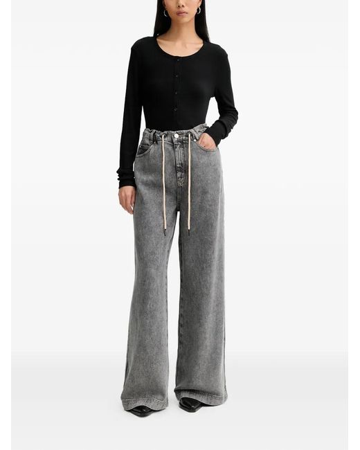 Munthe Gray Jean À Effet Usé