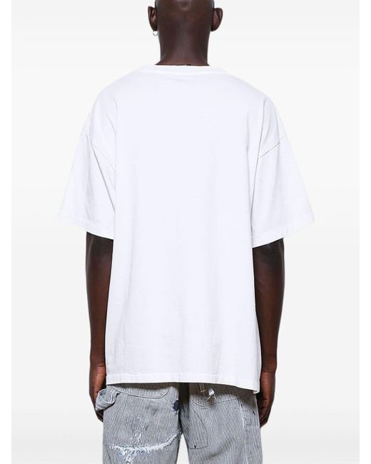 SAINT Mxxxxxx White Sammy Cotton T-shirt for men