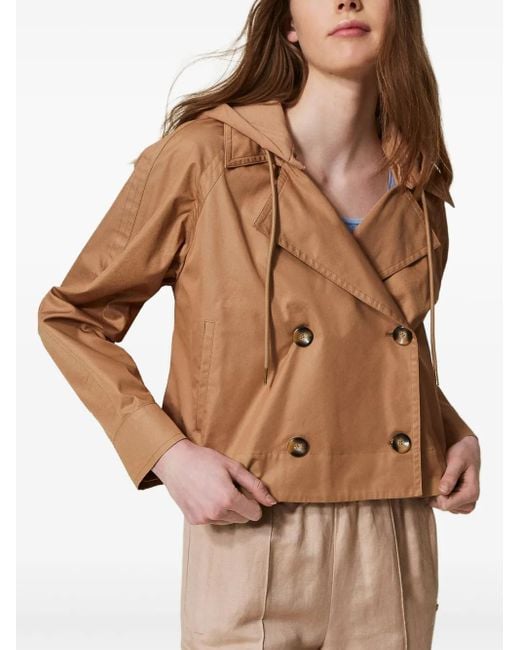 Twinset Natural Cropped Jacket