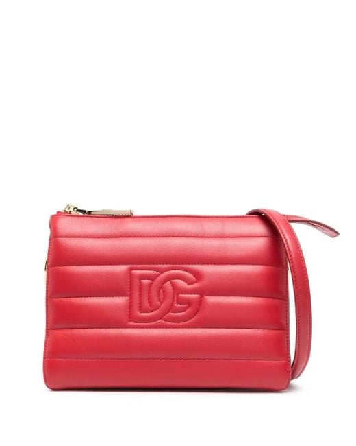 Clutch Con Logo di Dolce & Gabbana in Red