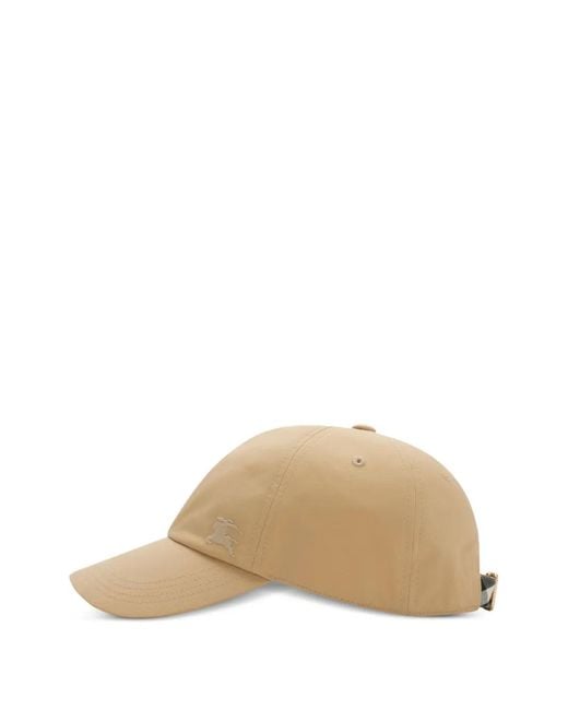 Burberry Natural Gabardine Baseball Cap