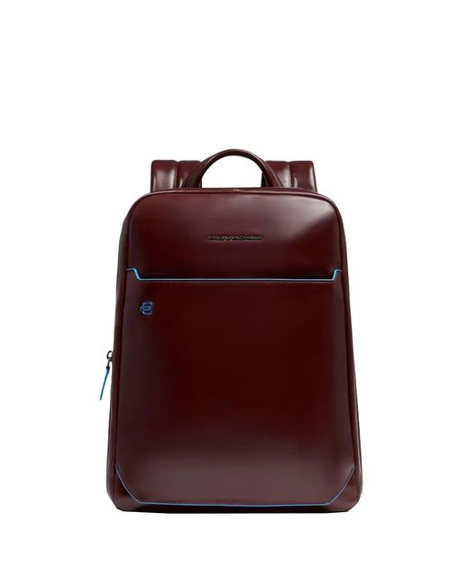 Piquadro Red Expandable 14 Laptop Backpack for men