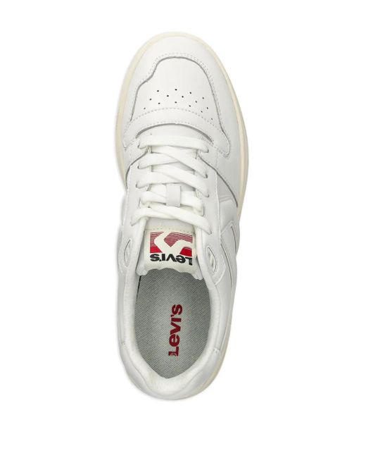 Levi's White Chunky Sole Sneakers for men
