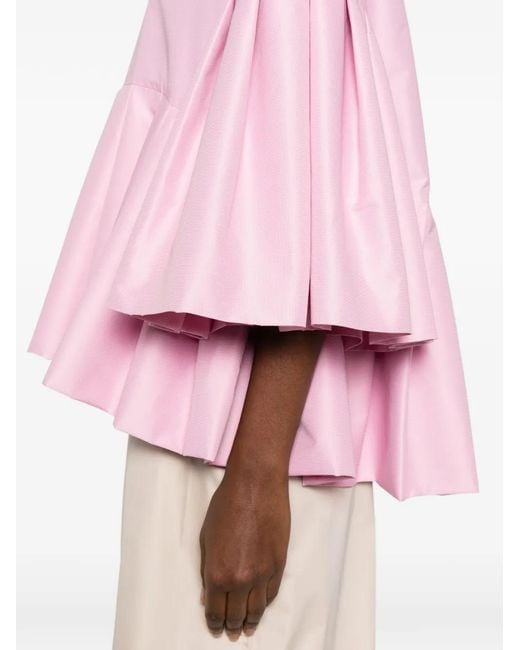 Parlor Pink Flounce-Hem Jacket