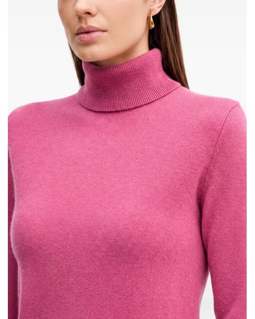 Benetton Pink Roll-Neck Sweater