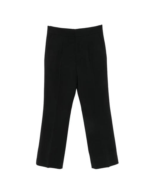 Fear Of God Black Pleated Wide-Leg Trousers for men