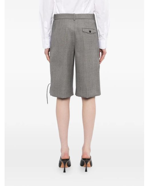 JNBY Gray Tassel Details Shorts