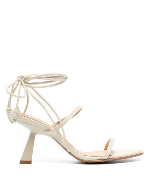 Alohas White 65mm Leather Sandals