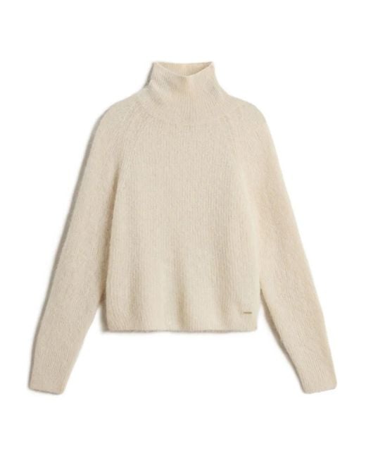 Woolrich ハイネック セーター Natural