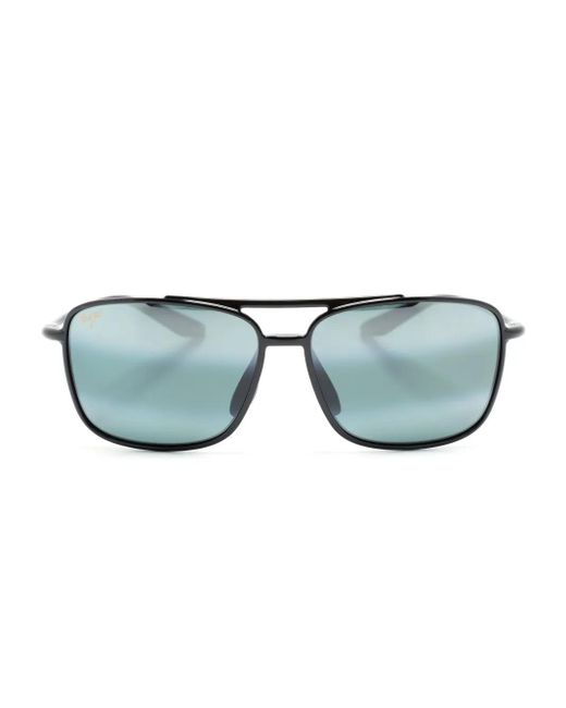 Maui Jim Blue Eckige Kaupo Gap Sonnenbrille