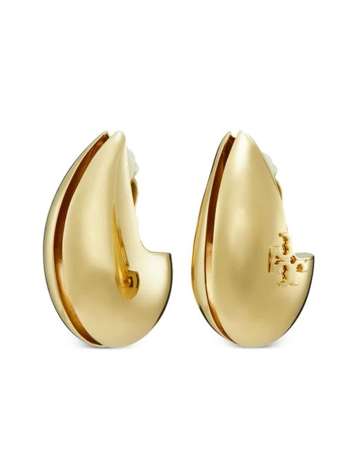 Tory Burch Metallic Pierced Earrings, One Size