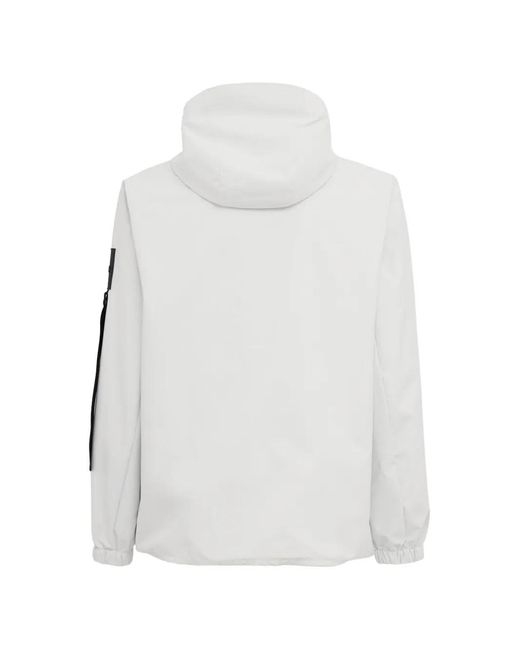 OUTHERE White Veste À Patch Logo for men
