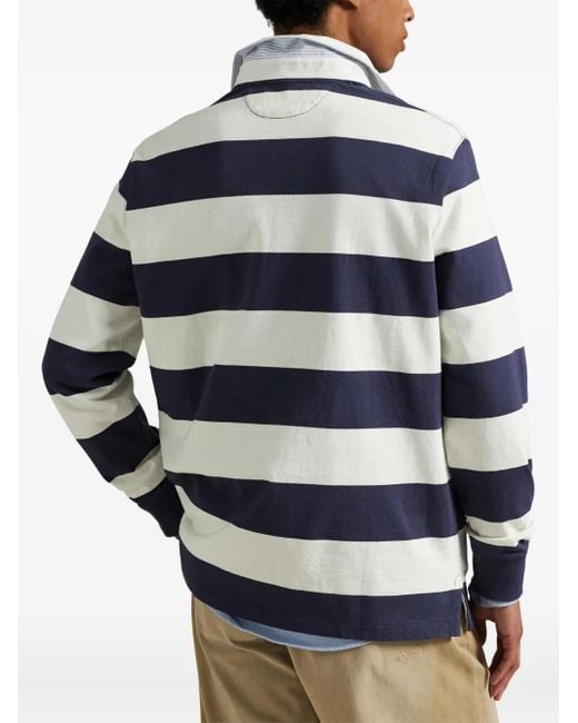 Polo Ralph Lauren Blue Rugby Polo With Logo for men