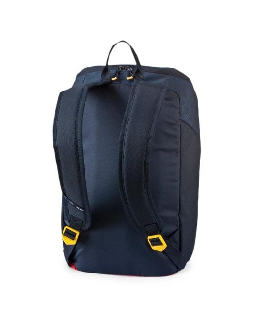 PUMA Blue X Bull Logo-Patch Backpack for men