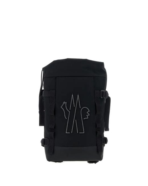 Moncler Logo-Appliqué Backpack in Black für Herren