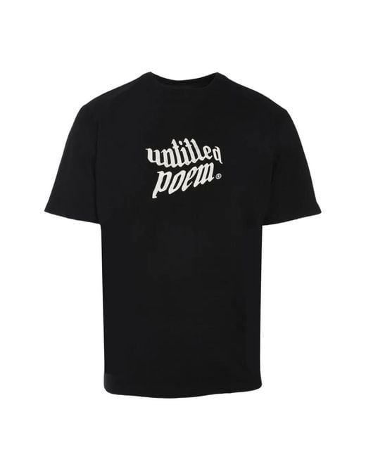 Tee Library Black Slogan-Print Short-Sleeve T-Shirt for men
