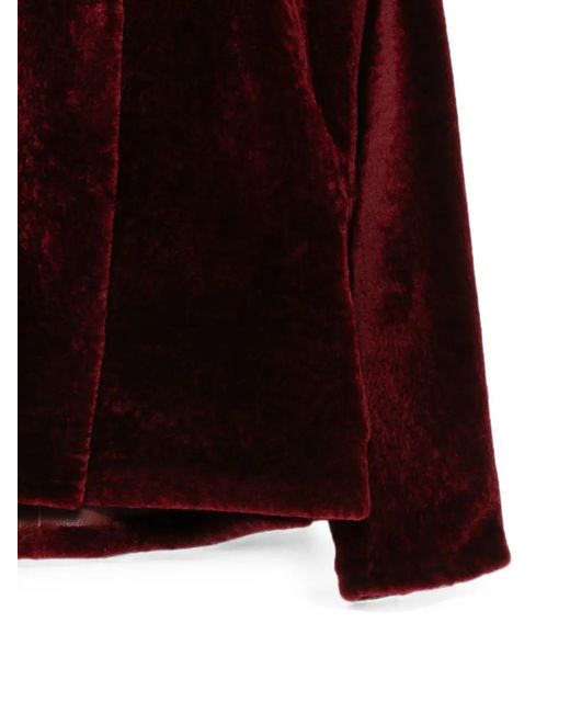 Manzoni 24 Red Shearling Jacket