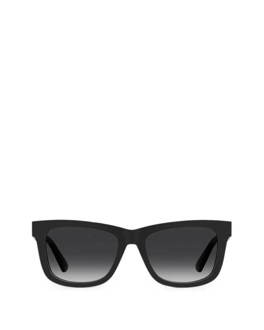 Moschino Black Square-Frame Sunglasses