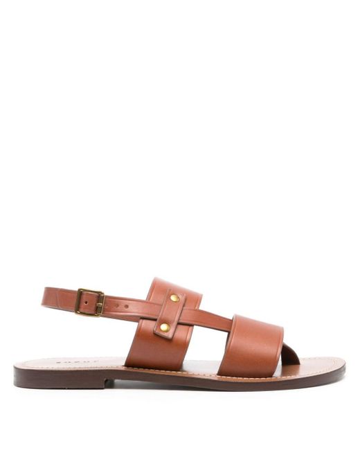 Soeur Brown Amazonia Leather Sandals