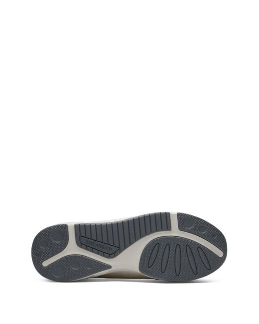 Axel Arigato White Genesis Neo Stripe Panel Runner Sneakers for men