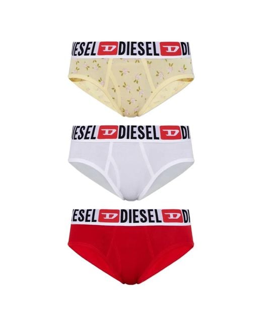 DIESEL White Three-Pack Figs "Oxy-D-Core-3Pack"