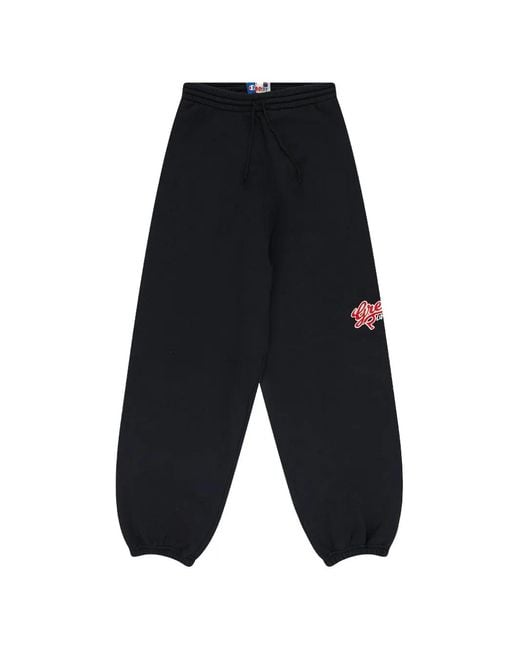 Greedy Unit Blue Graffiti Track Pants for men