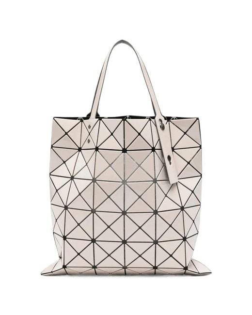 Borsa Tote Lucent di Issey Miyake in Natural