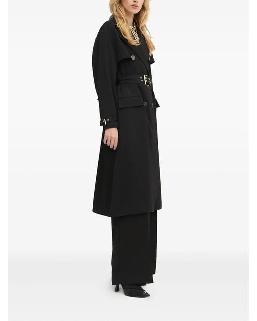 MARCIANO BY GUESS Black Belted Button Coat
