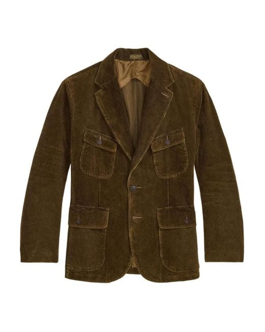 メンズ RRL コーデュロイ ジャケット Green