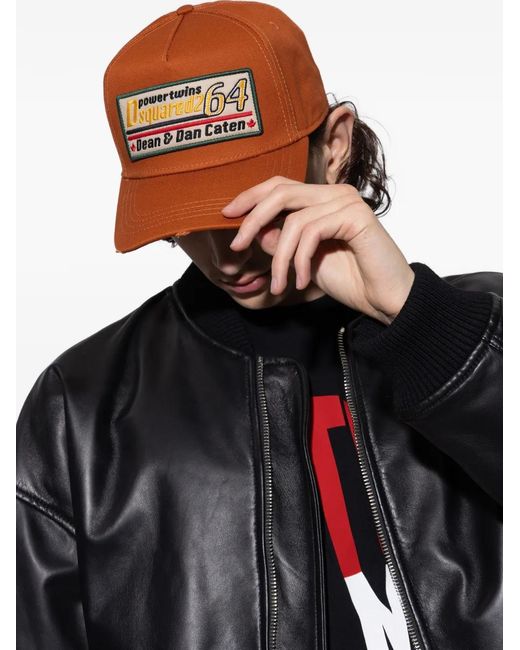 Casquette À Patch Logo DSquared² pour homme en coloris Orange
