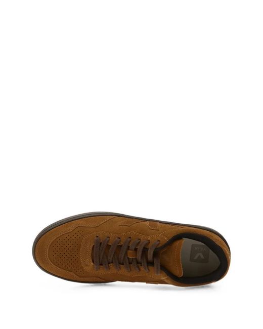 Veja Brown V-90 Low-Top Sneakers for men