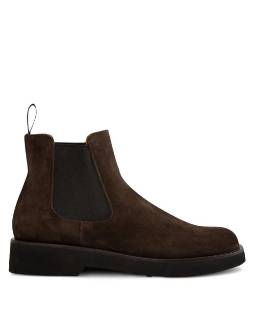 Botas chelsea con panel elástico Church's de hombre de color Brown