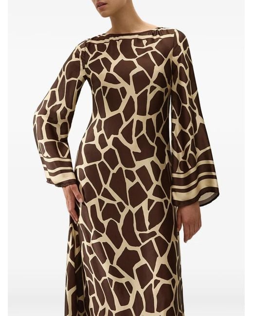 Faithfull The Brand White Orsino Long-Sleeve Maxi Dress