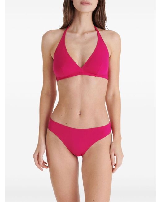 Eres Pink Scarlett Low-rise Bikini Bottoms