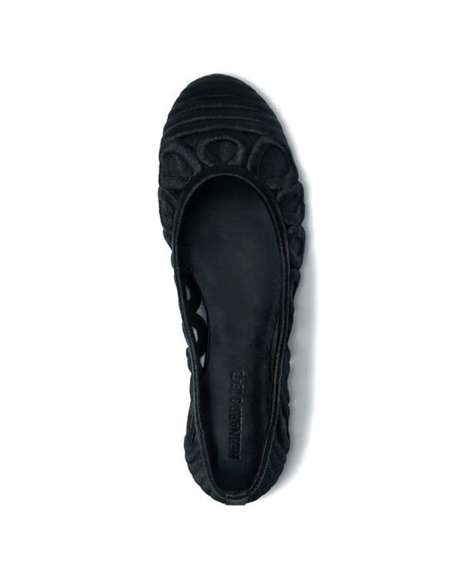 Bernardo Black Costa Ballet Flats