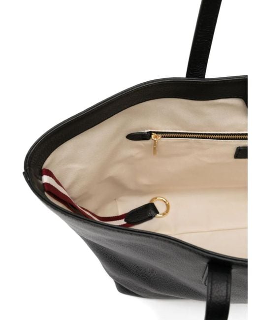 Bally Black Shopper Mit Logo-Stempel