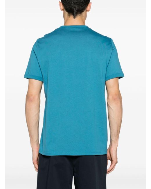 メンズ Fred Perry ロゴ Tシャツ Blue