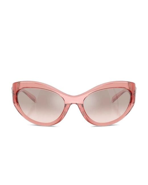 Versace Pink Medusa Cat-Eye Sunglasses