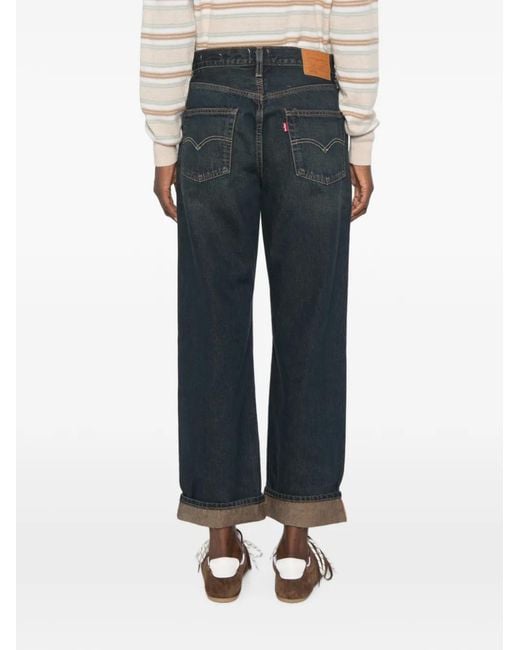 Levi's Straight Jeans in het Gray