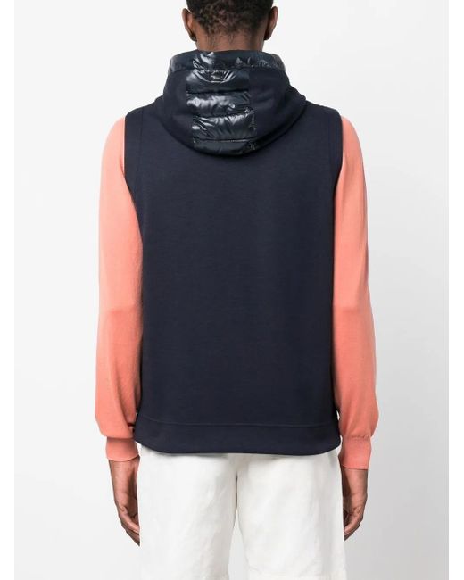 Chaleco Acolchado Con Capucha Herno de hombre de color Blue