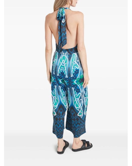 Temperley London Blue Monikh Jumpsuit