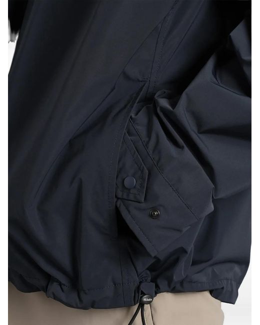 Aspesi Blue Drawstring-Hem Jacket for men