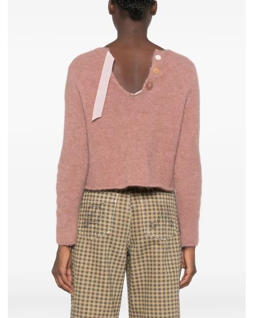 Phisique Du Role Pink Long-Sleeves Sweater